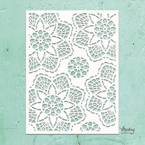 szablon / maska Mintay - doilies [MTK-STEN-35]