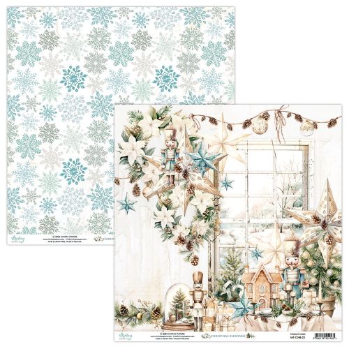 papier scrapbook Mintay Papers - christmas blessings 01