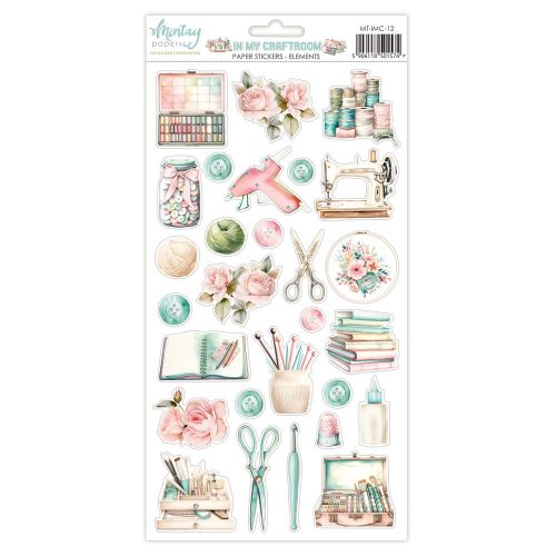 naklejki papierowe Mintay Papers - in my craftroom - elementy