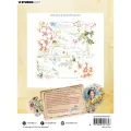 stempel silikonowy Studio Light - wild &amp; free clear stamp script &amp; wildflowers