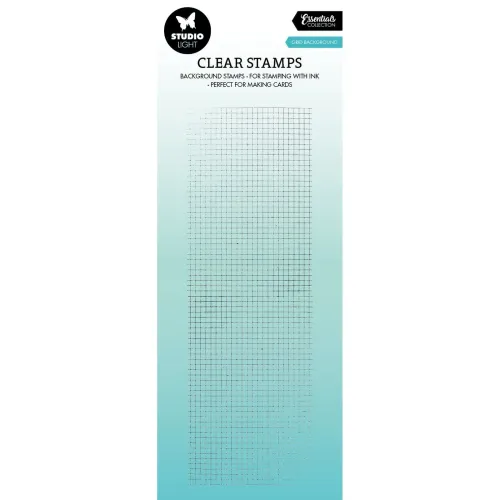 stempel silikonowy Studio Light - essentials clear stamps grid background
