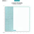 stempel silikonowy Studio Light - essentials clear stamps grid background