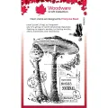 stempel polimerowy Woodware - clear singles stamp set vintage fungi up