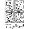 stempel polimerowy Woodware - clear singles stamps winter postage
