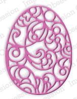 wykrojnik Impression Obsession - ornate easter egg 1 [393-J]