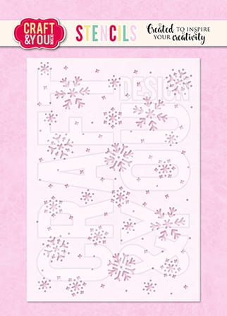 szablon / maska Craft&amp;You - snowflakes [SC002]
