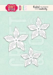 wykrojnik Craft&You - Magda's poinsettia smaller flower [CW309]