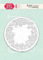 wykrojnik Craft&amp;You - round snowflakes window / okienko śnieżynka [CW305]