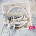 wykrojnik Craft&amp;You - round snowflakes window / okienko śnieżynka [CW305]