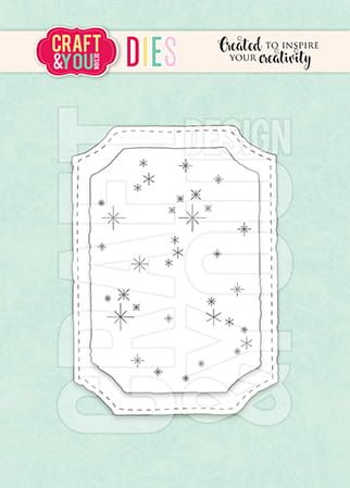 wykrojnik Craft&amp;You - atc night sky / nocne niebo [CW303]