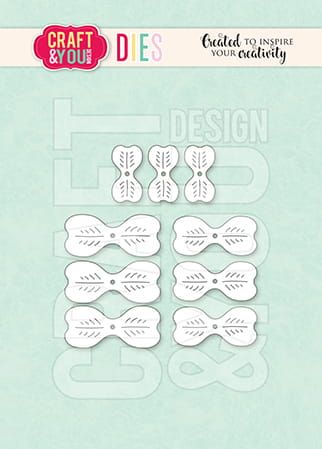 wykrojnik Craft&amp;You - eucalyptus leaves / liście eukaliptusa [CW316]