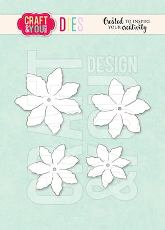 wykrojnik Craft&amp;You - magda's seven petal flower / kwiat siedmiopłatkowy magdy [CW320]