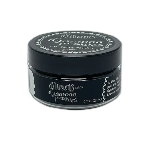 puder do embossingu Dylusions Dyamond Pebbles - black