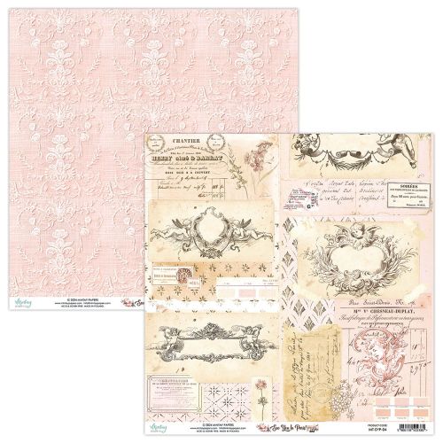 papier scrapbook Mintay Papers - see you in Paris 04