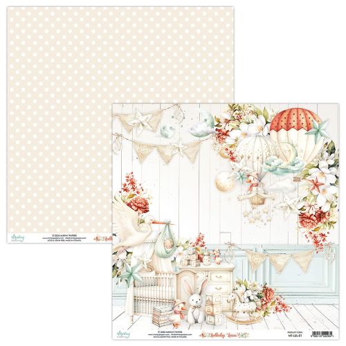 papier scrapbook Mintay Papers - lullaby lane 01