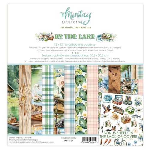 papier scrapbook Mintay Papers - by the lake [zestaw 12"x12"]
