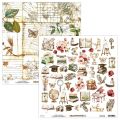 papier scrapbook Mintay Papers - academia - arkusz z elementami
