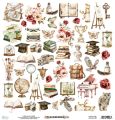 papier scrapbook Mintay Papers - academia - arkusz z elementami