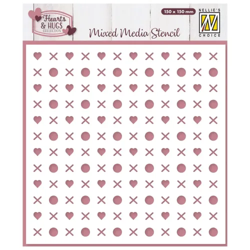 szablon Nellie's Choice - hugs &amp; kisses  [MMS4K-083]