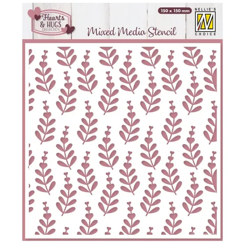 szablon Nellie's Choice - heart branches  [MMS4K-081]