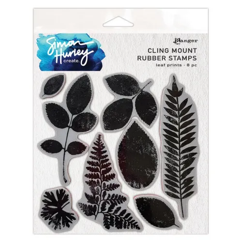 stempel gumowy by Simon Hurley - leaf prints