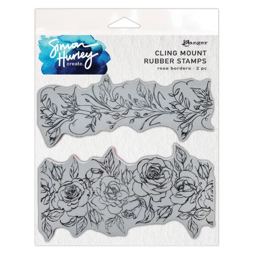 stempel gumowy by Simon Hurley - rose border (róże)