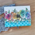 stempel gumowy by Simon Hurley - rose border (róże)