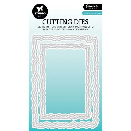 wykrojnik Studio light - essentials cutting die torn edge rectanges [SL-ES-CD916]