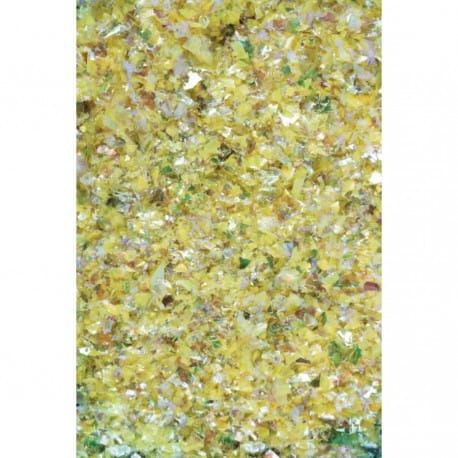 płatki galaxy Pentart 15g - żółte (pluto yellow)