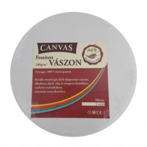 podobrazie (blejtram) bawełniane okrągłe 20cm