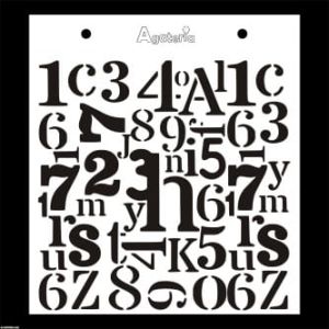 szablon Agateria - cyfry