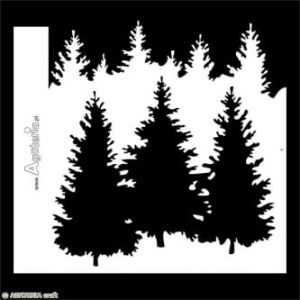 szablon Agateria - choinki