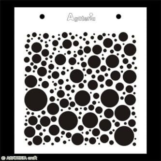 szablon Agateria - bąbelki