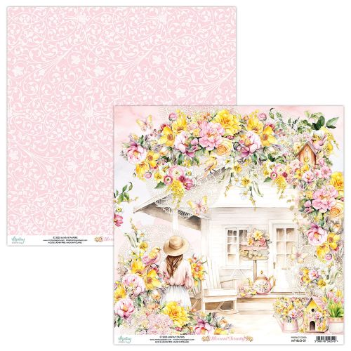 papier scrapbook Mintay Papers - blossom serenity 01
