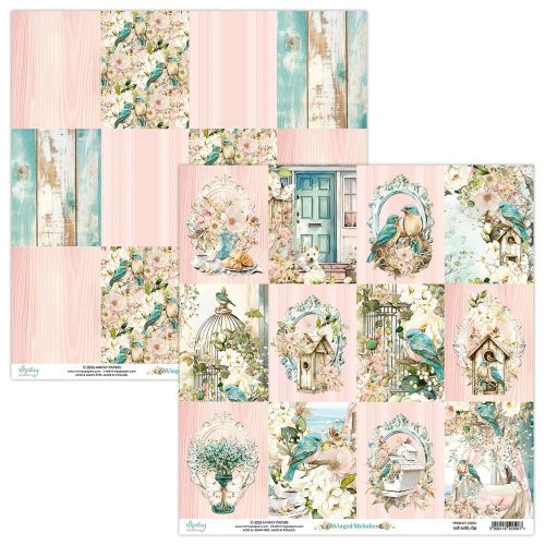 papier scrapbook Mintay Papers - winged melodies 06