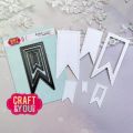 wykrojnik Craft&amp;You - biscuit pennants / zestaw proporczyków [CW333]