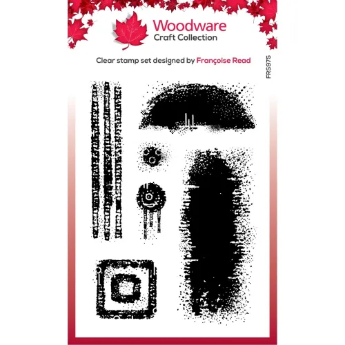 stempel polimerowy Woodware -  speckled textures [FRS975]