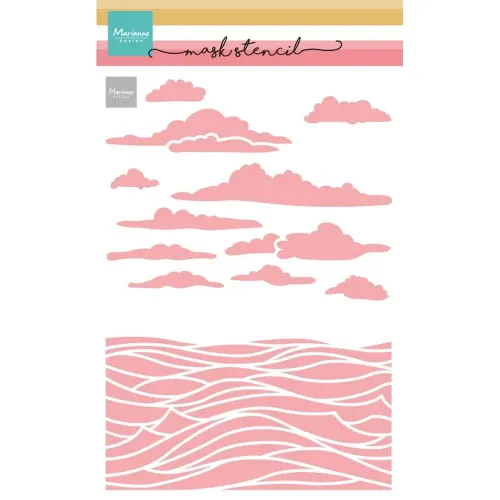 szablon / maska Marianne Design - sea scenery PS8164