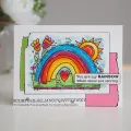 stempel polimerowy Woodware -  colourful greetings [FRS862]