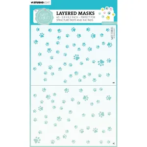 szablon Studio Light - dog paws - [SL-SS-MASK272]