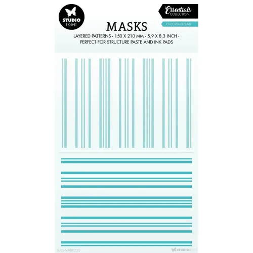 szablon / maska Studio Light - checkered plaid [SL-ES-MASK220]