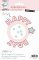 wykrojnik Studio light - essentials cutting dies shaker circle happy birthday [CCL-ES-CD159]