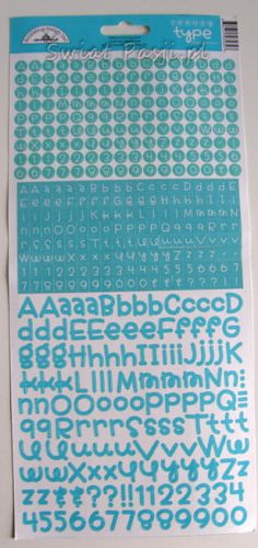 naklejki alfabet niebieski [3432]