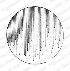 stempel gumowy Impression Obsession - Seth Apter: rain drops [F18020]