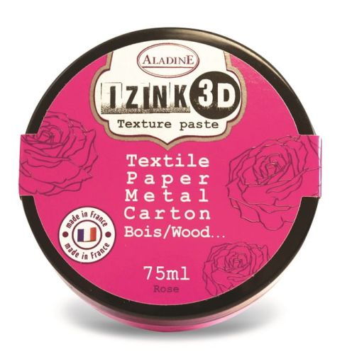 pasta teksturowa IzInk 3D 75 ml - rose (różowa)