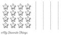 wykrojnik Die-namics - stitched star grid [1119]