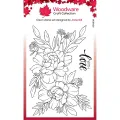 stempel polimerowy Woodware -  roses with ilove [JGS836]