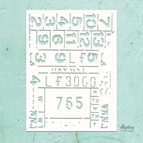 szablon / maska Mintay - mixed 3 [MTK-STEN-52]