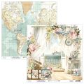 papier scrapbook Mintay Papers - bon voyage 01
