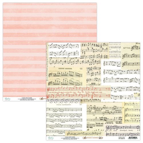 papier scrapbook Mintay Papers - music garden 04